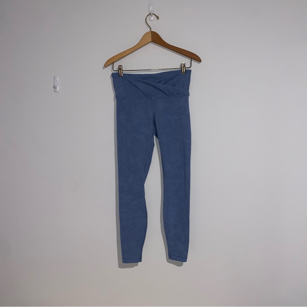 lululemon Leggings Baby Blue Camo